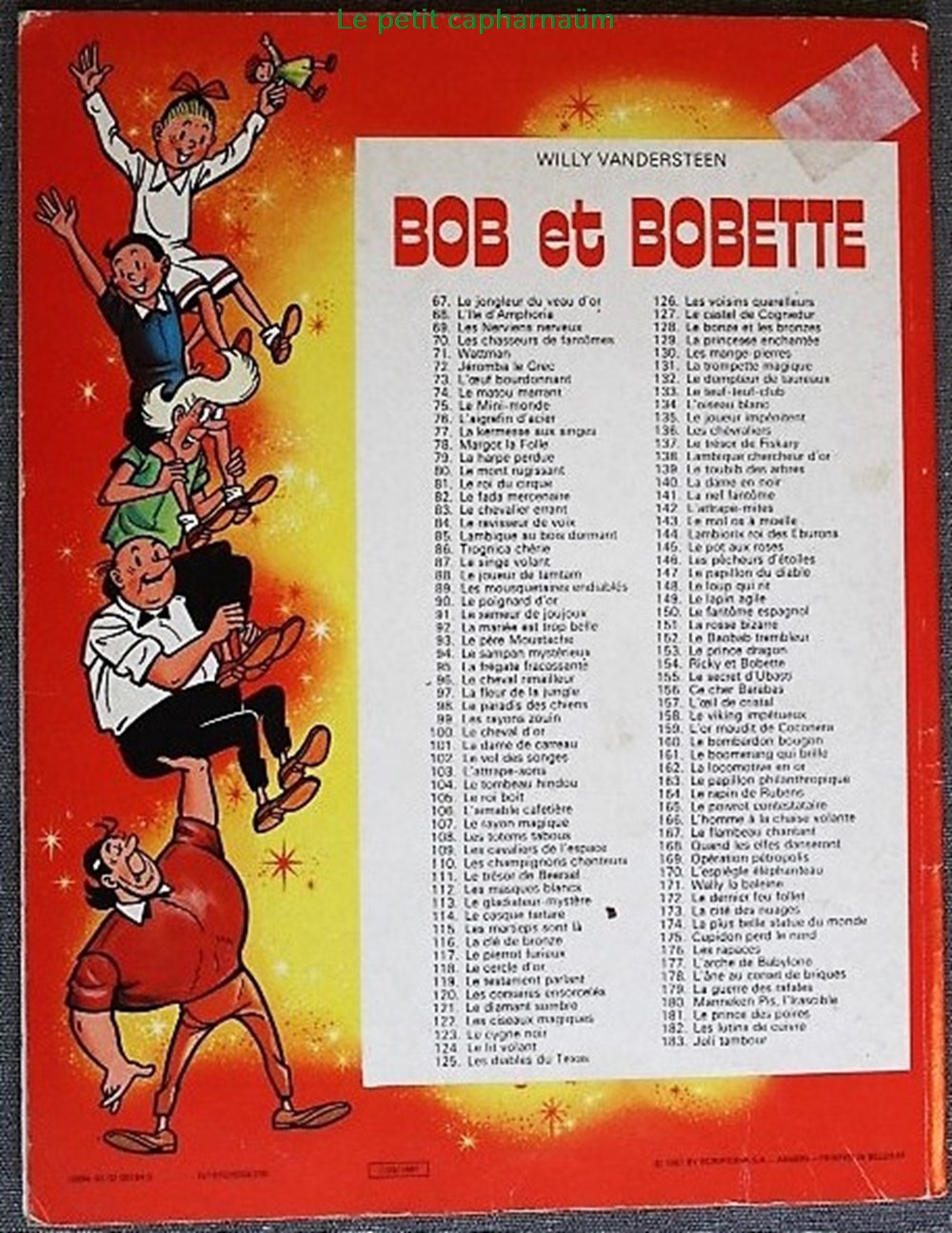 Bob et Bobette (3ème série) - 110 - Les champignons chanteurs - Rééd. 1981 livres bd revues bandes dessinees bob et bobette 3eme serie 110 les champignons chanteurs reed 1981