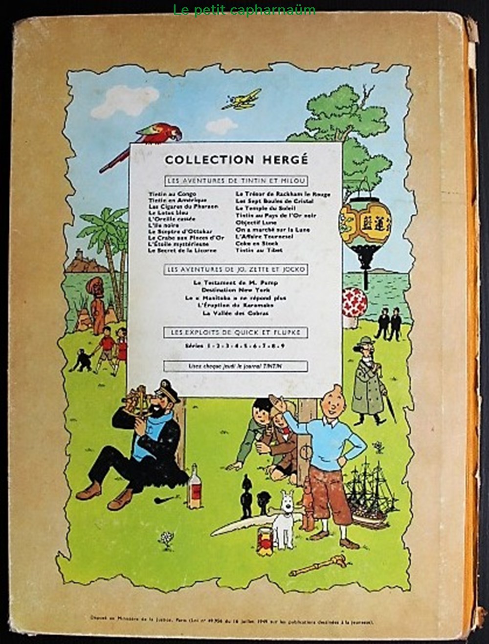 livres bd revues bandes dessinees tintin 13 les 7 boules de cristal reed 1960 b29