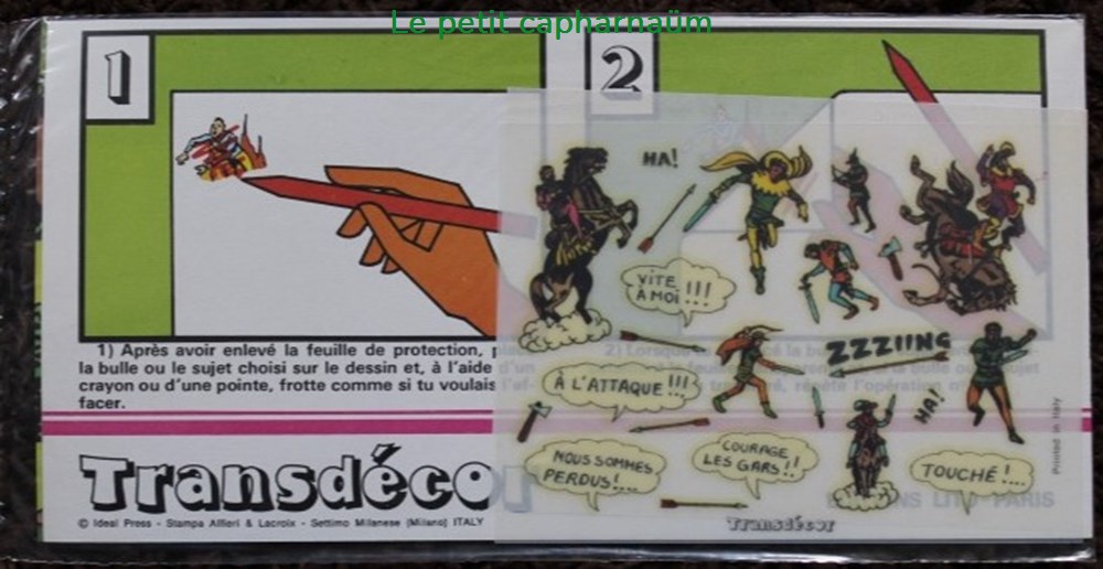 Décorama - Lito - Mini-Transfert - Embuscade dans la forêt divers decorations magnets autocollants decalcomanies decorama lito mini transfert embuscade dans la foret