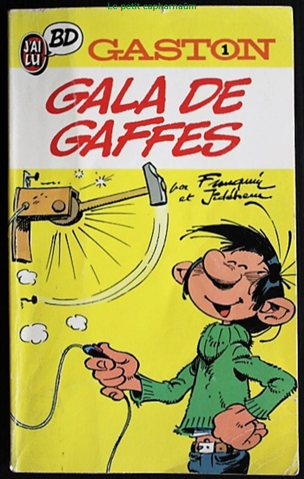Gaston (Poche) - 01 - Gala de gaffes - Livre de poche 1992 livres bd revues bandes dessinees gaston poche 01 gala de gaffes livre de poche 1992