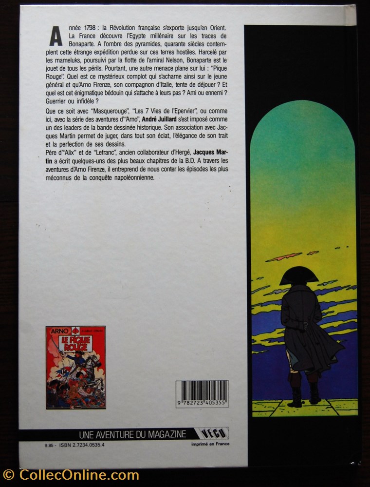 Album - Arno - 02 - L'oeil de Kéops - EO 1985 livres bd revues bandes dessinees album arno 02 oeil de keops eo 1985