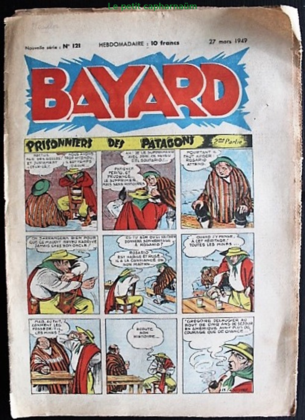 Magazine - Bayard (Après Guerre / 1ère série) - N°121 - 27 mars 1949 livres bd revues vieux journaux magazine bayard apres guerre 1ere serie n 121 27 mars 1949