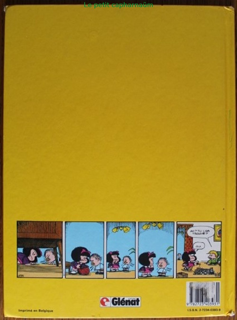 Mafalda - 07 - La famille de Mafalda - Rééd. 1990 livres bd revues bandes dessinees mafalda 07 la famille de mafalda reed 1990