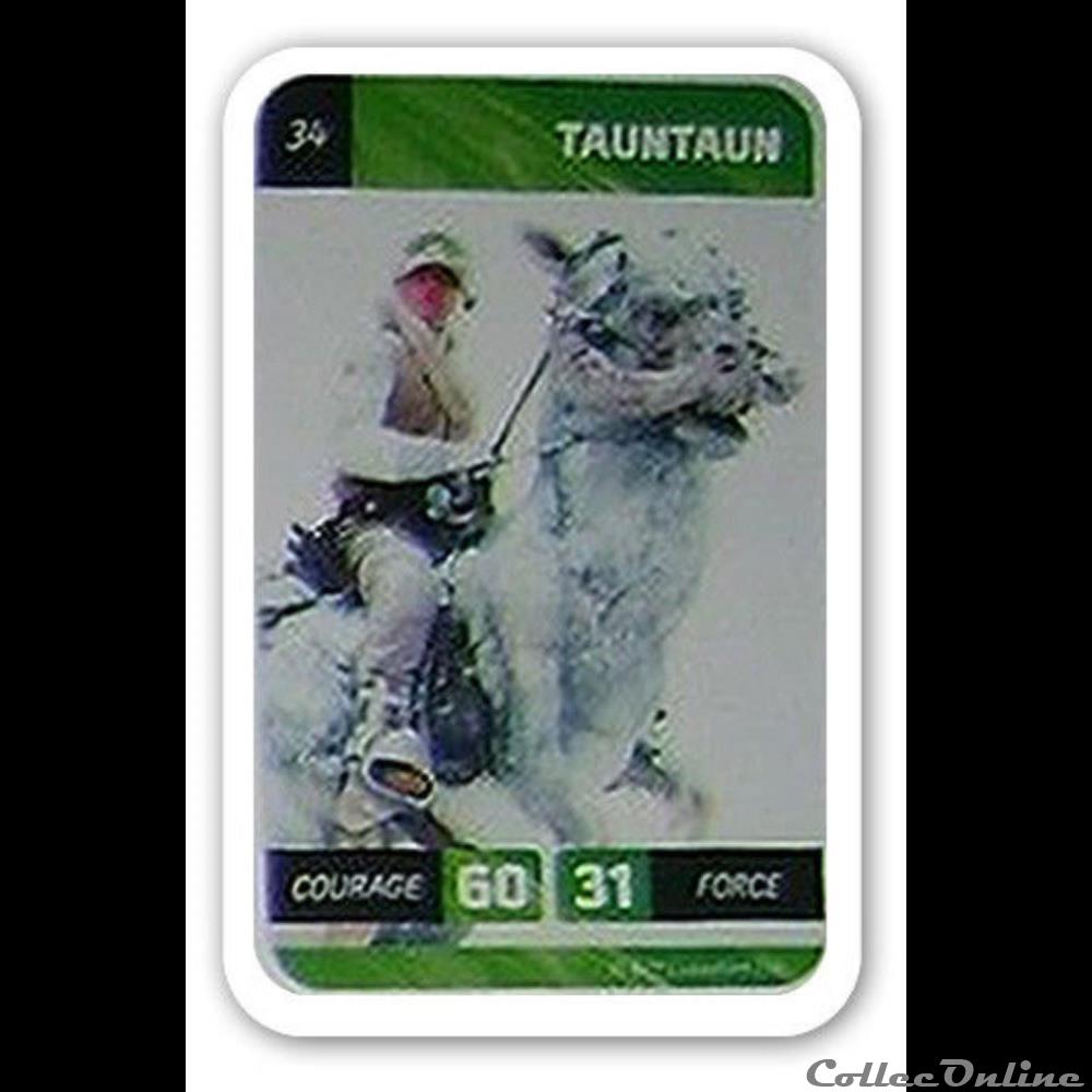 34 - Tauntaun jeux jouet jeu de carte collectionner 34 tauntaun