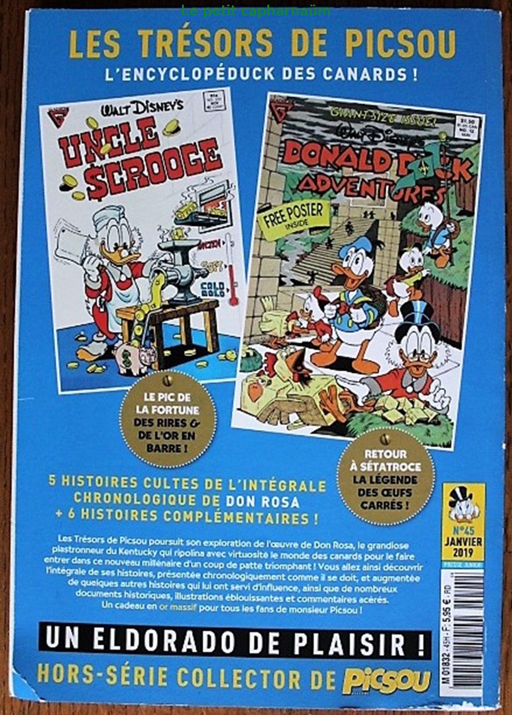Picsou Magazine HS N°45 Les trésors de Picsou Livres, BD, Revues
