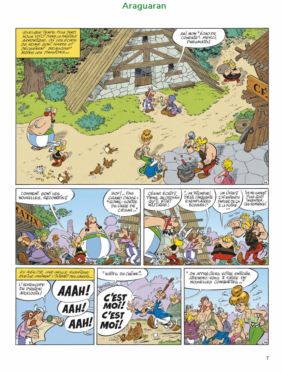 Album - Astérix - 36 - Le papyrus de César 4 livres bd revues bandes dessinees album asterix 36 le papyrus de cesar