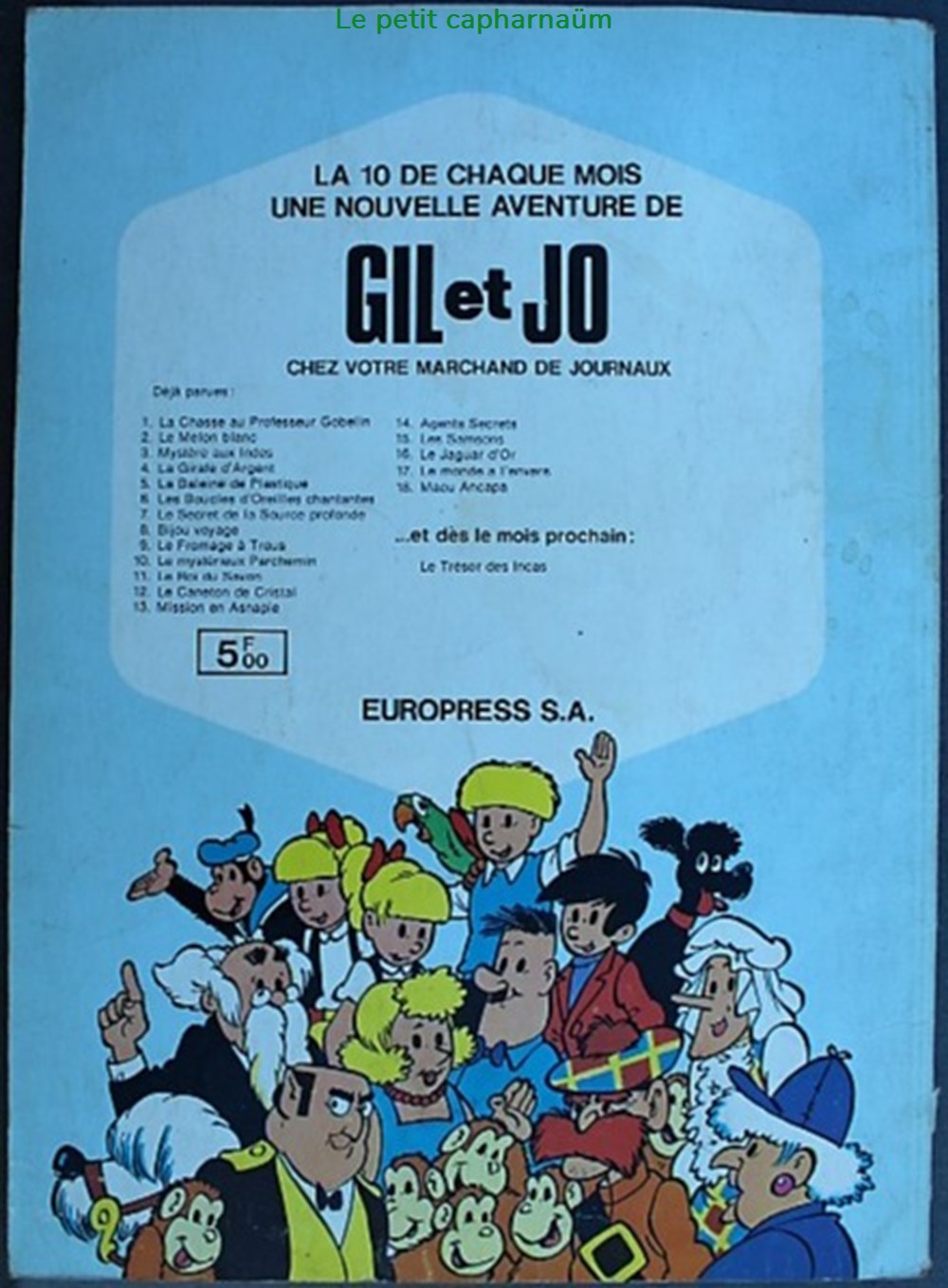 Gil et Jo - 18 - Macu Ancapa - EO livres bd revues bandes dessinees gil et jo 18 macu ancapa eo
