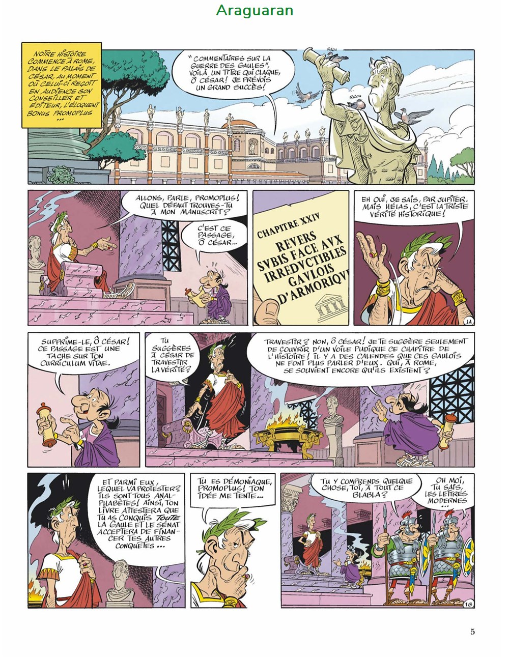 Album - Astérix - 36 - Le papyrus de César 2 livres bd revues bandes dessinees album asterix 36 le papyrus de cesar