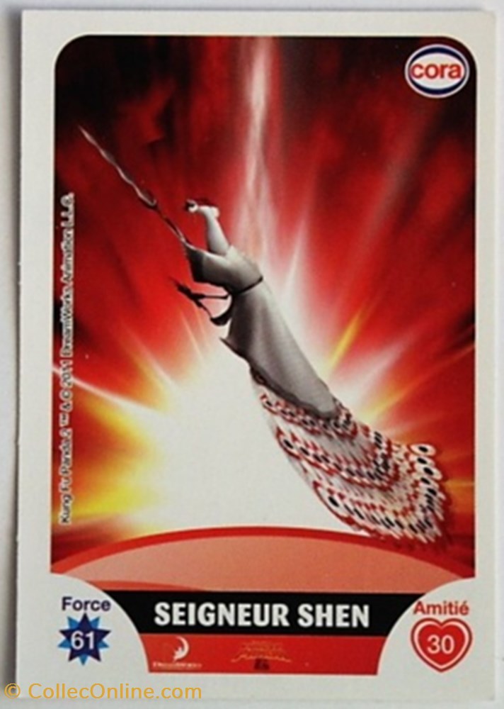 Dreamworks Cora 2011 - C069 - Kung Fu Panda - Seigneur Shen jeux jouets jeu de carte collectionner dreamworks cora 2011 c069 kung fu panda seigneur shen