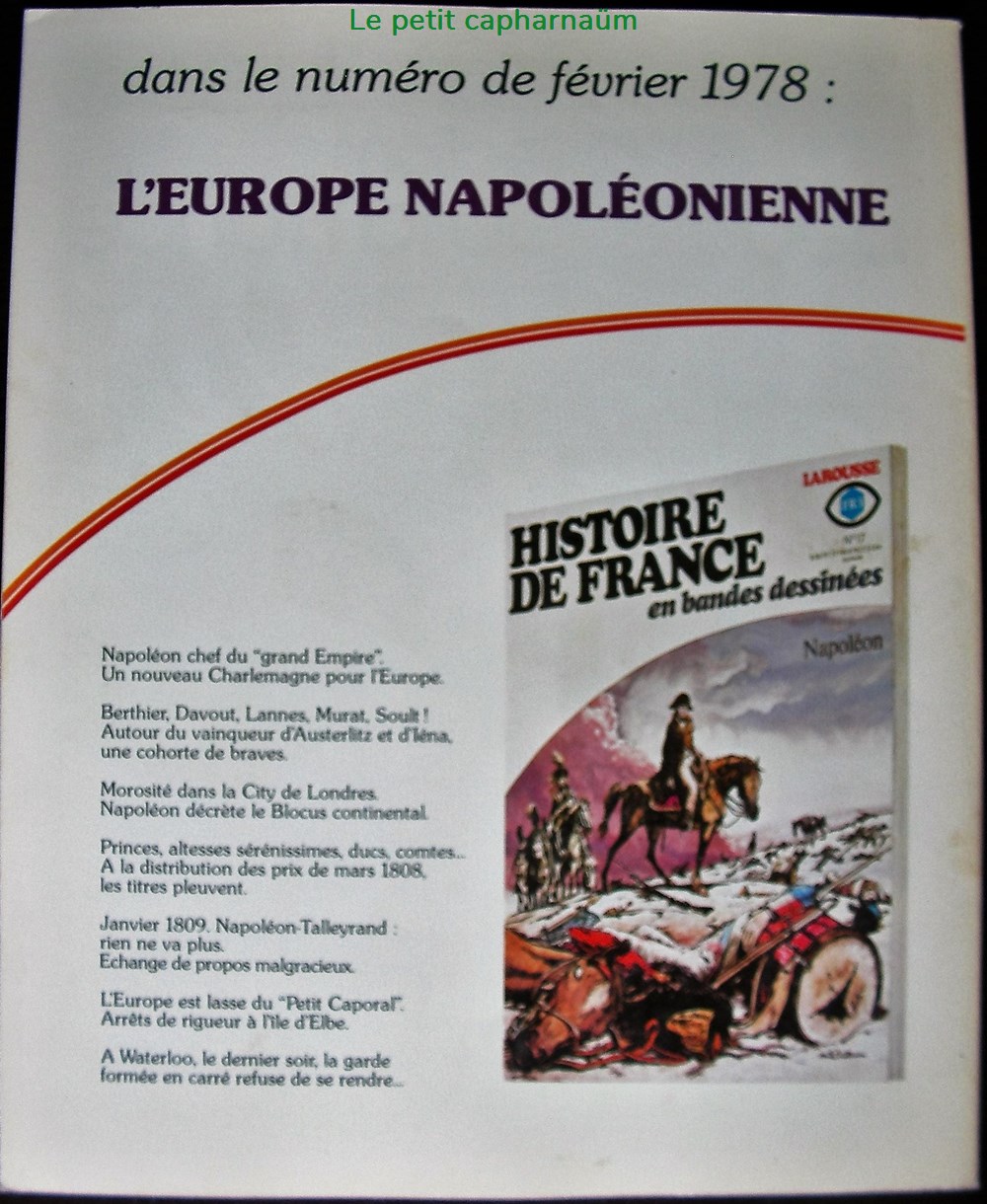 livres revues bandes dessinees histoire de france en bd 16 une premiere republique bonaparte eo 1978