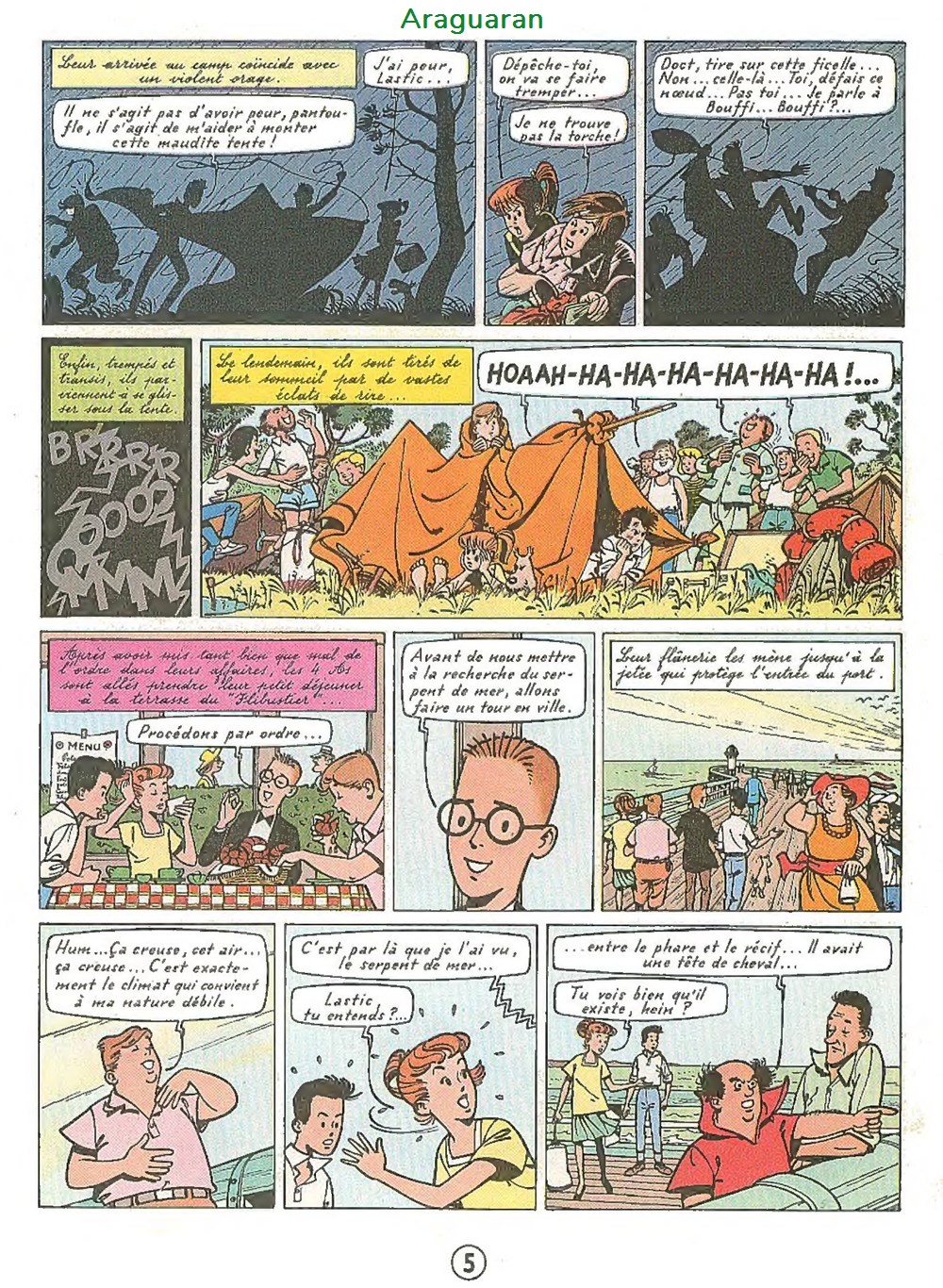 Album - 4 as (Les) - 01 - Les 4 as et le serpent de mer 6 livres bd revues bandes dessinees album 4 as les 01 les 4 as et le serpent de mer