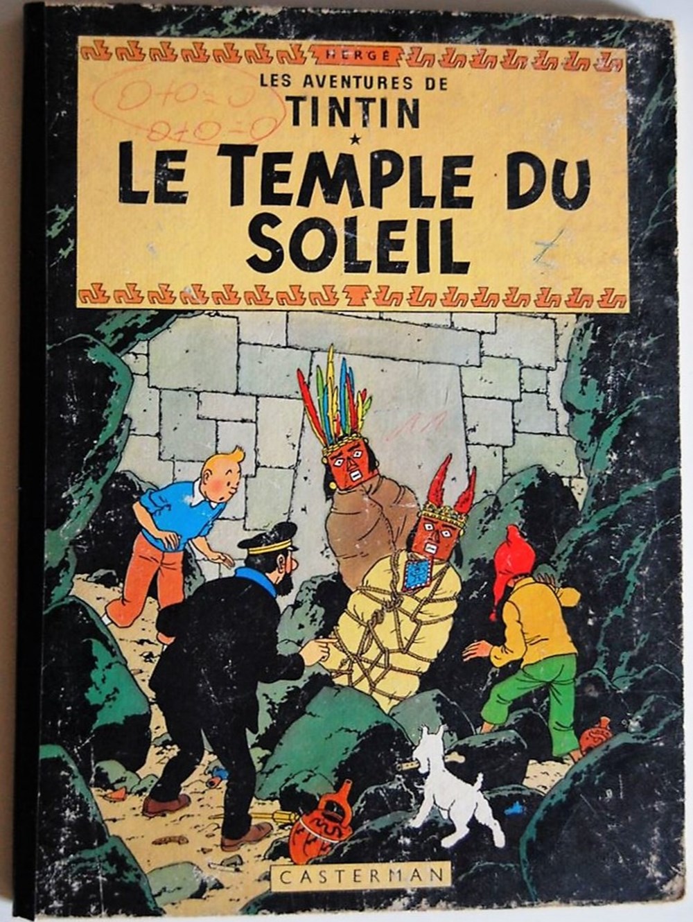 livres bd revues bandes dessinees tintin 14 le temple du soleil reed 1966 b36