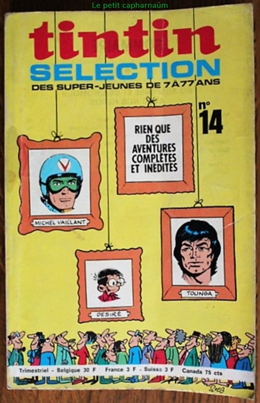 livres bd revues magazine tintin selection n 14 01 1972
