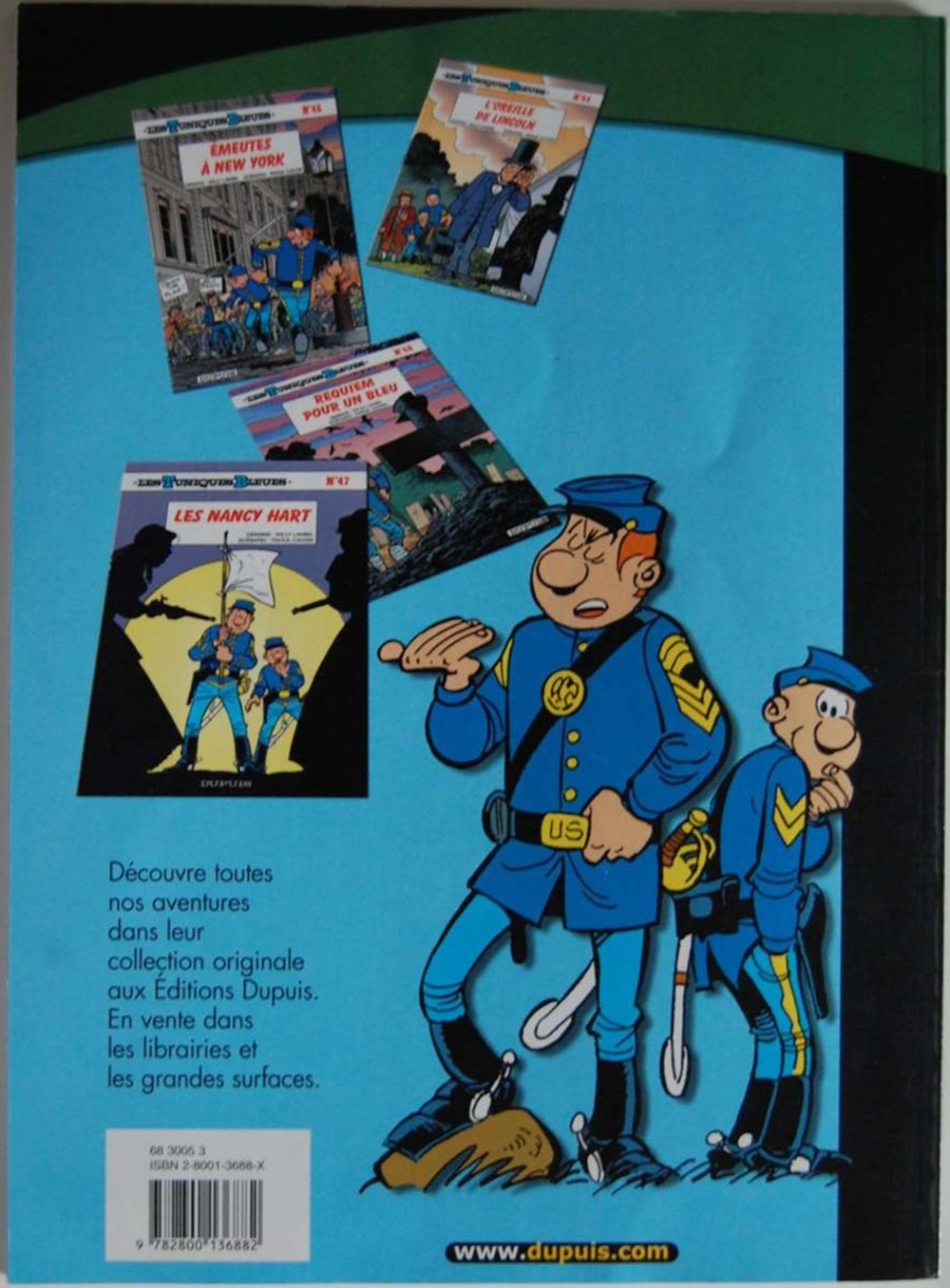 Les tuniques bleues - 40 - Les hommes de paille - Rééd. 2005 livres bd revues bandes dessinees les tuniques bleues 40 les hommes de paille reed 2005