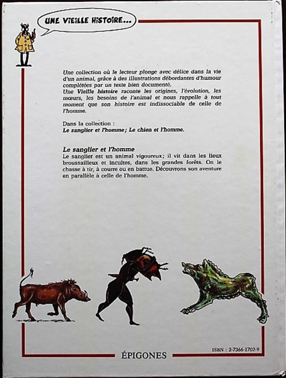 Une vieille histoire... - 01 - Le sanglier et l'homme - EO 1985 livres bd revues bandes dessinees une vieille histoire 01 le sanglier et homme eo 1985
