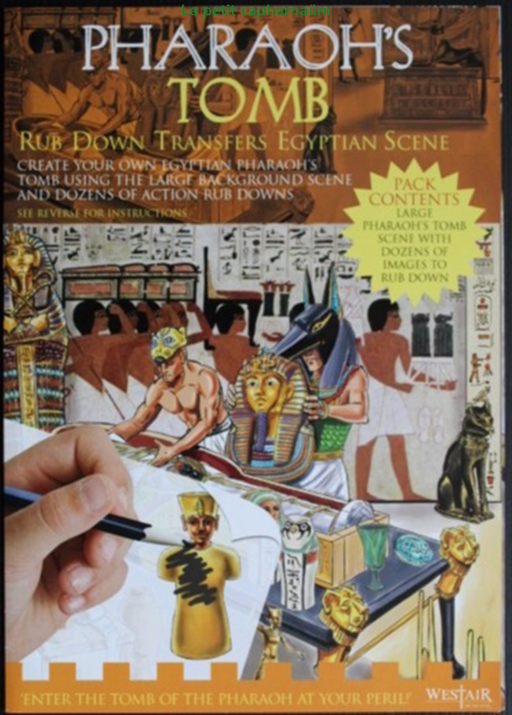 divers decorations magnets autocollants decalcomanies decorama westair pharaoh s tomb