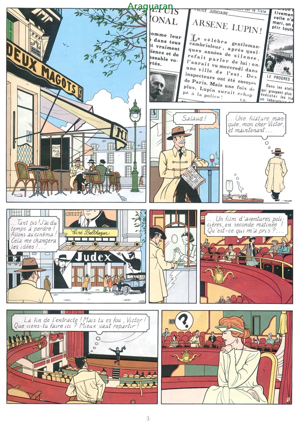 Album - Arsène Lupin - 06 - Victor de la brigade mondaine 2 livres bd revues bandes dessinees album arsene lupin 06 victor de la brigade mondaine