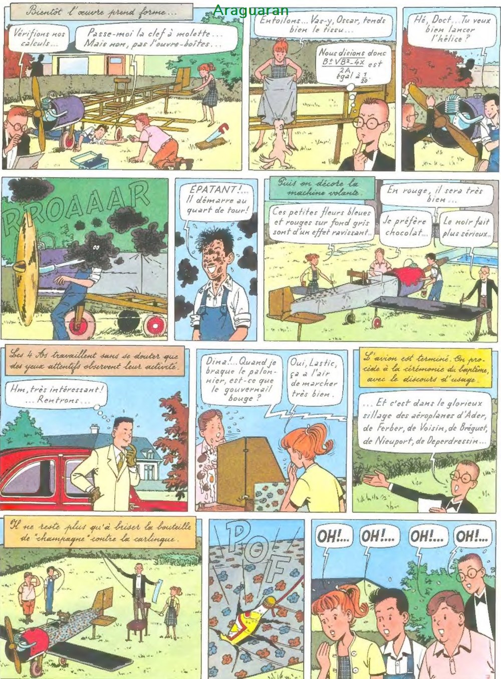 Album - 4 as (Les) - 02 - Les 4 as et l'aéroglisseur 7 livres bd revues bandes dessinees album 4 as les 02 les 4 as et aeroglisseur