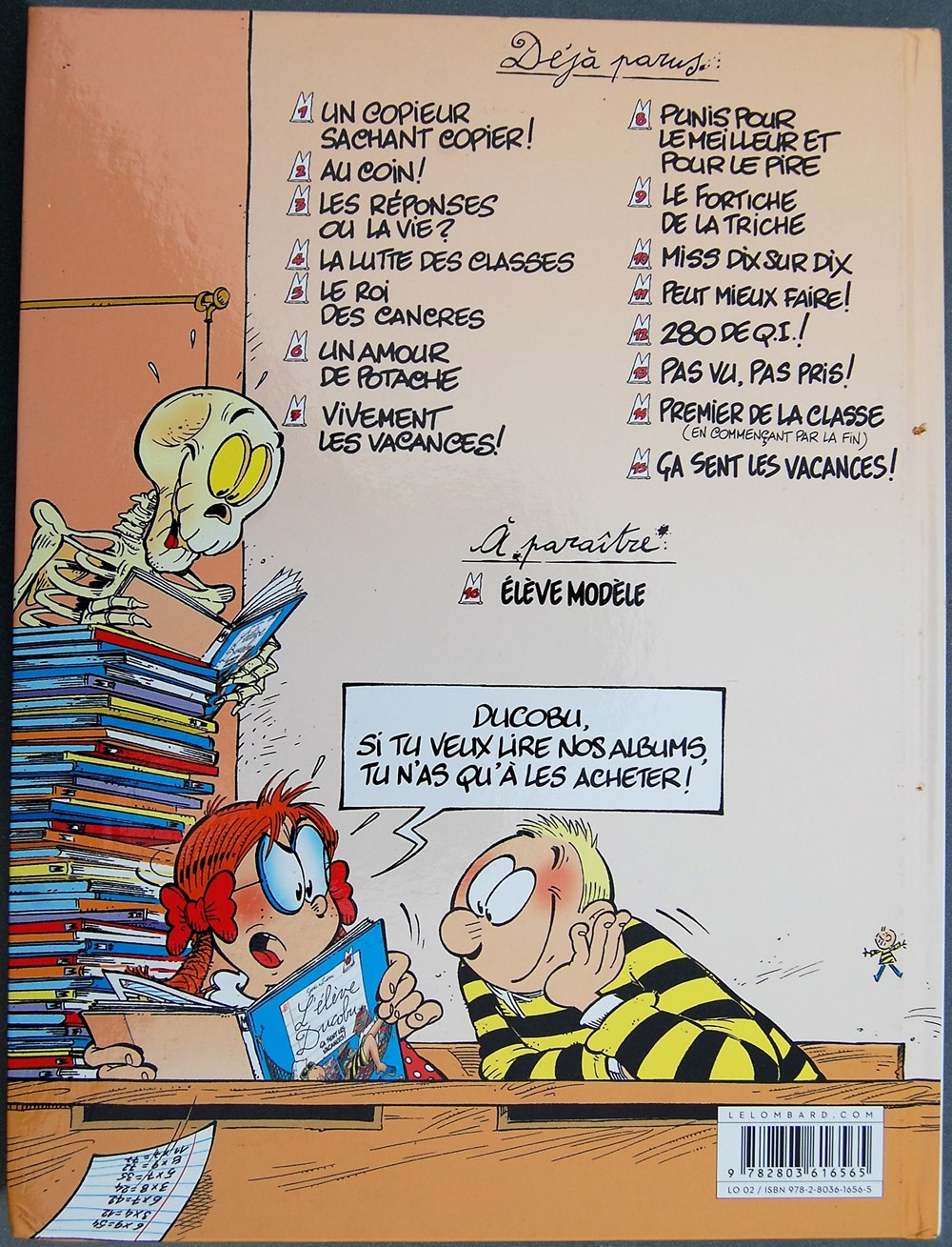 L'élève Ducobu - 07 - Vivement les vacances ! - Rééd. 2009 livres bd revues bandes dessinees l eleve ducobu 07 vivement les vacances reed 2009
