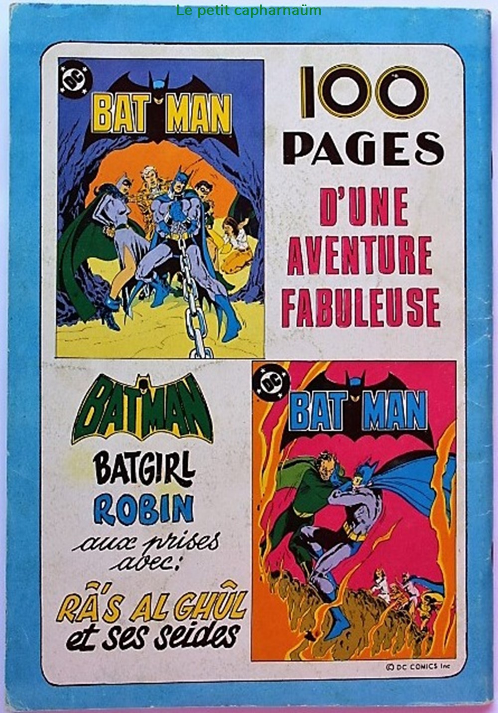 Batman (Comics Sagédition - collection le justicier) - 02 - L'affaire Lazarus livres bd revues batman comics sagedition collection le justicier 02 affaire lazarus