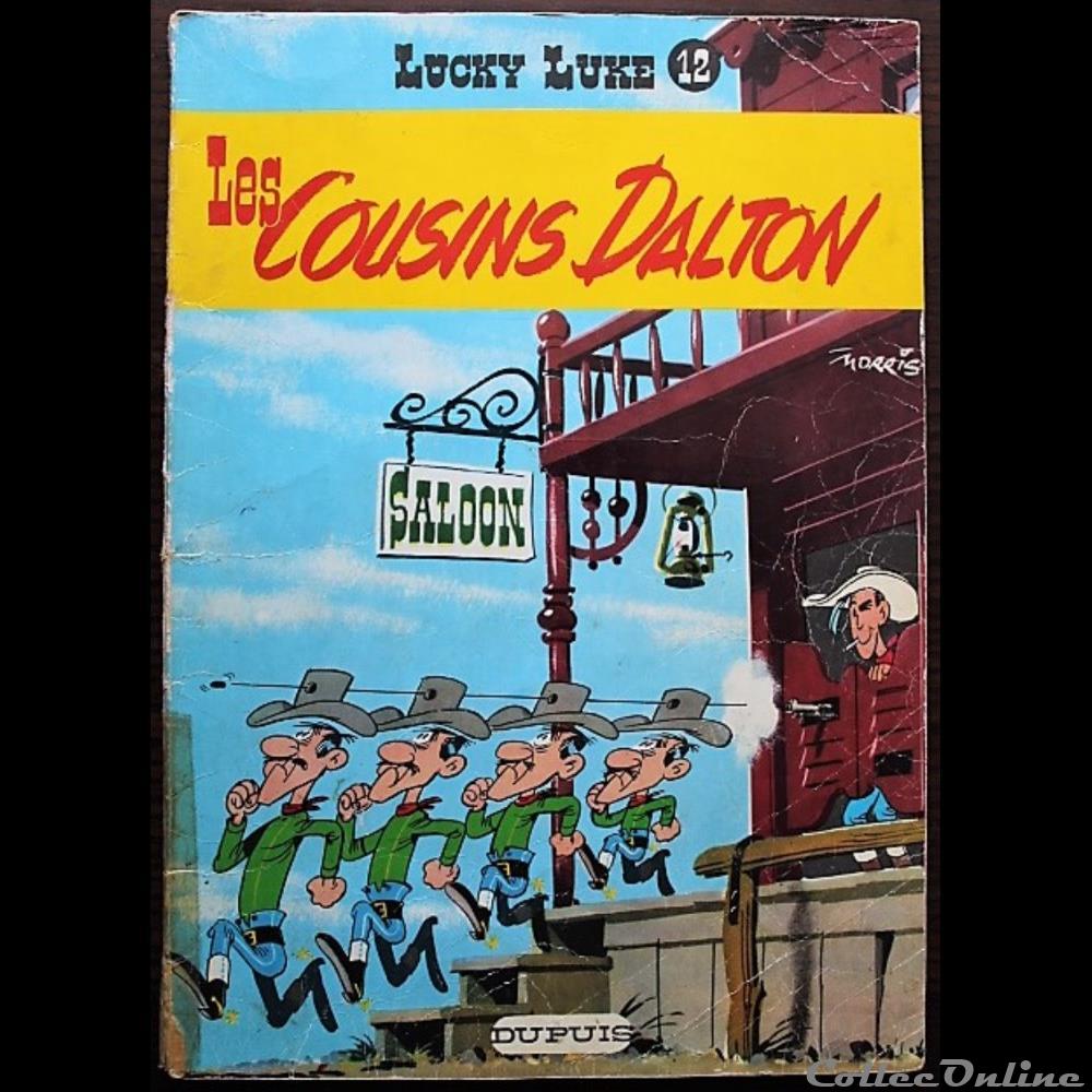 Lucky Luke - 12 - Les cousins Dalton - Rééd. 1969 livres bd revues bandes dessinees lucky luke 12 les cousins dalton reed 1969