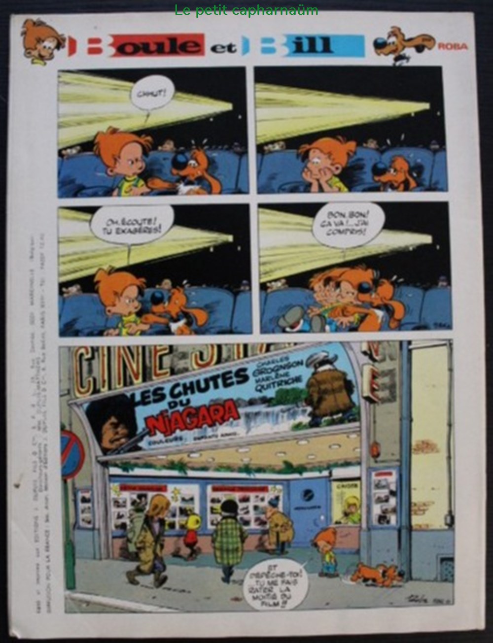 Spirou - 1717 - Couverture : Boule et Bill livres bd revues spirou 1717 couverture boule et bill