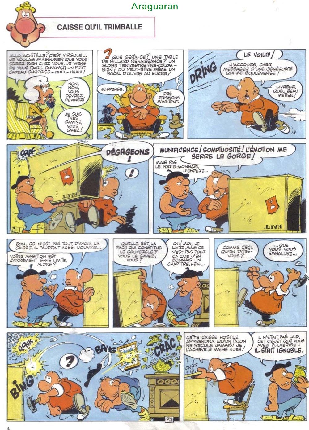 Album - Achille Talon - 35 - Achille Talon... à bout portant ! 3 livres bd revues bandes dessinees album achille talon 35 achille talon a bout portant