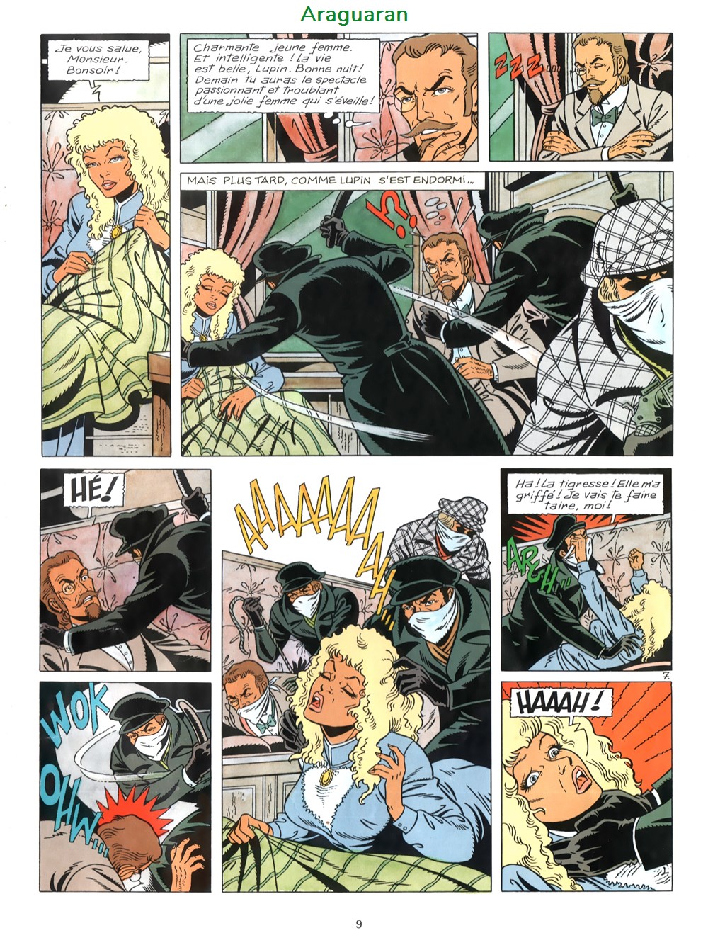 Album - Arsène Lupin - 04 - La demoiselle aux yeux verts 8 livres bd revues bandes dessinees album arsene lupin 04 la demoiselle aux yeux verts