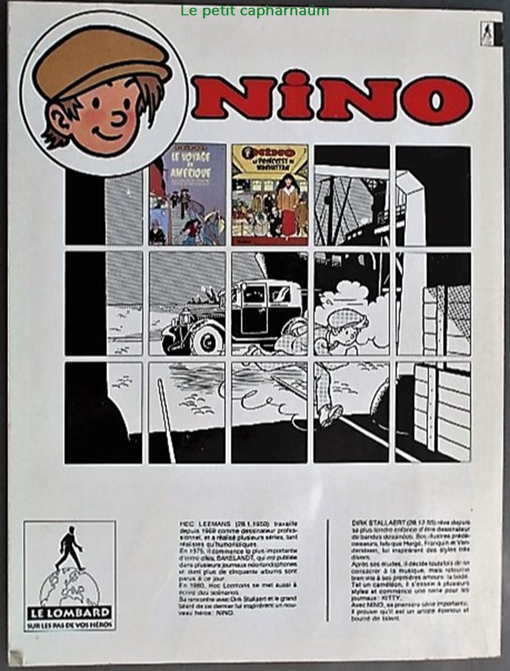 Nino - 02 - La princesse de Manhattan - Rééd. Publicitaire Fina 1993 livres bd revues bandes dessinees nino 02 la princesse de manhattan reed publicitaire fina 1993