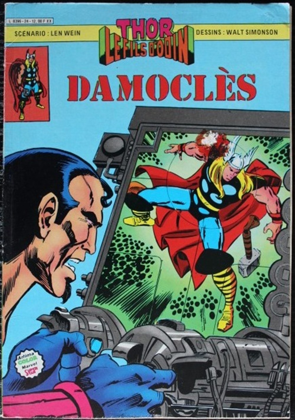 Thor et le fils d'Odin - 24 - Damoclès - EO 1984 livres bd revues comics thor et le fils odin 24 damocles eo 1984