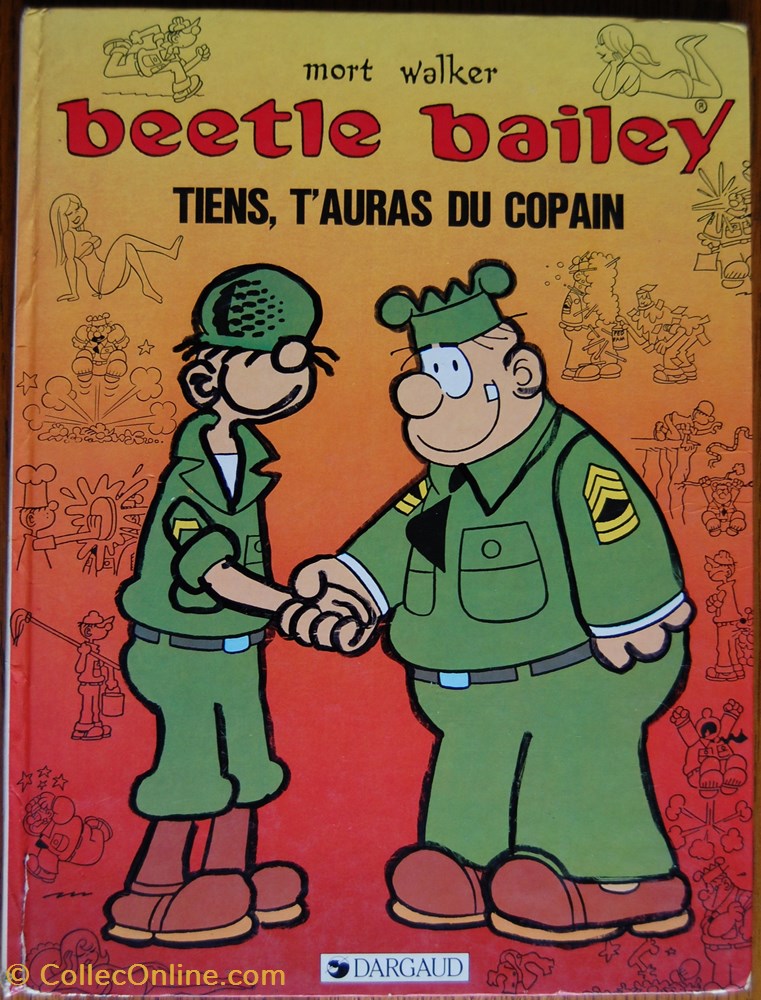 Album - Beetle Bailey - 01 - Tiens, t'auras du copain livres bd revues bandes dessinees album beetle bailey 01 tiens auras du copain