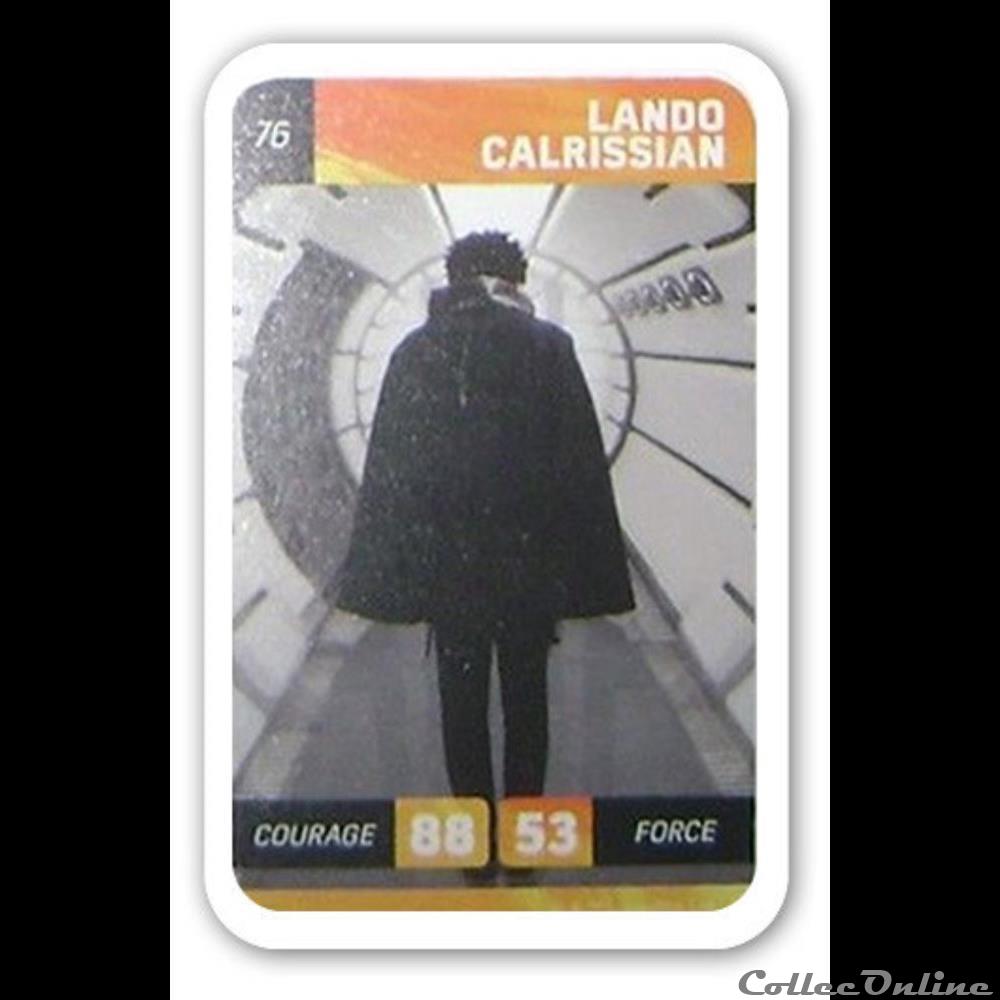 76 - Lando Calrissian jeux jouet jeu de carte collectionner 76 lando calrissian
