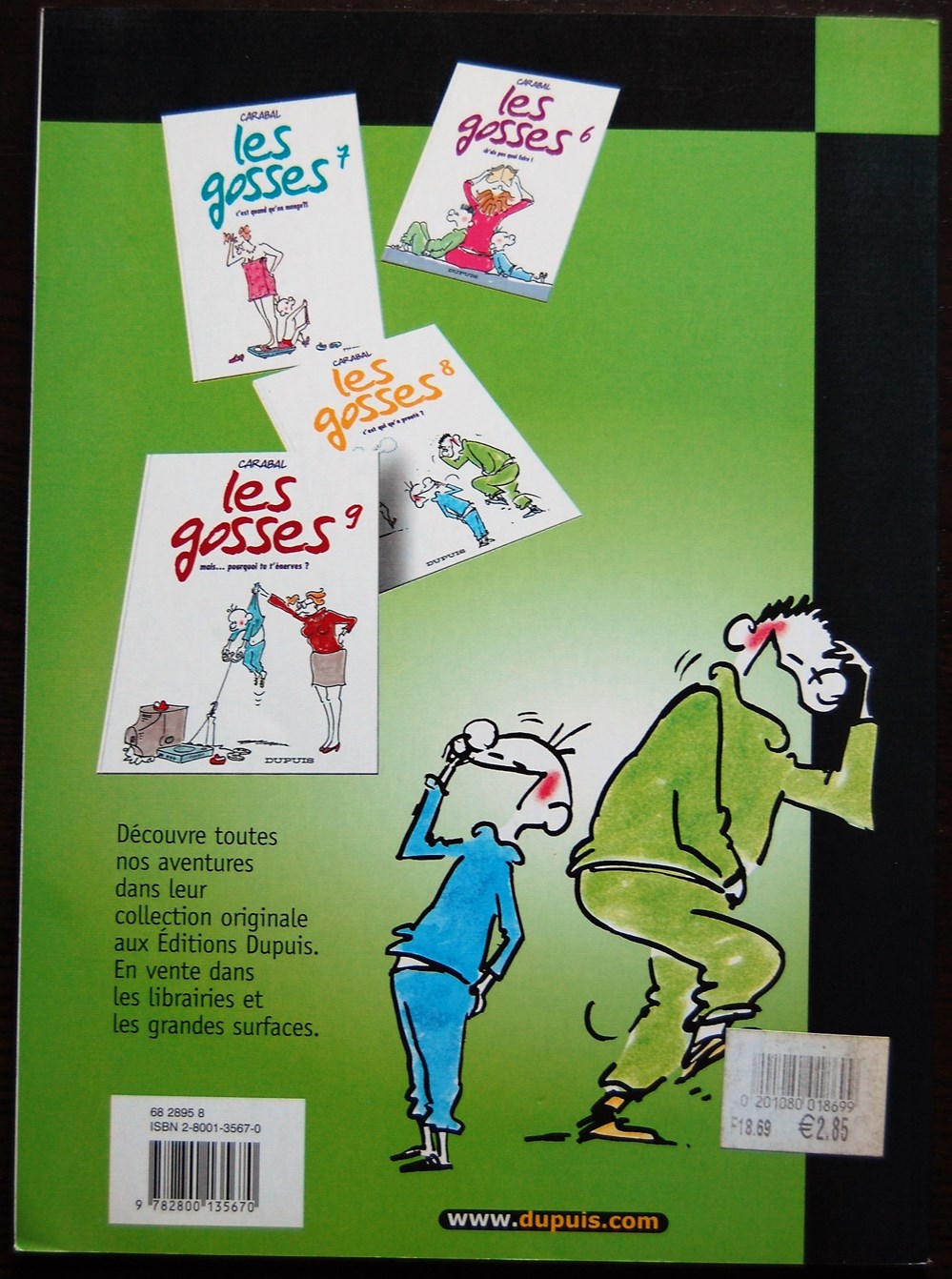 Les gosses - 03 - T'as dit quoi ? - Rééd. 2004 livres bd revues bandes dessinees les gosses 03 as dit quoi reed 2004