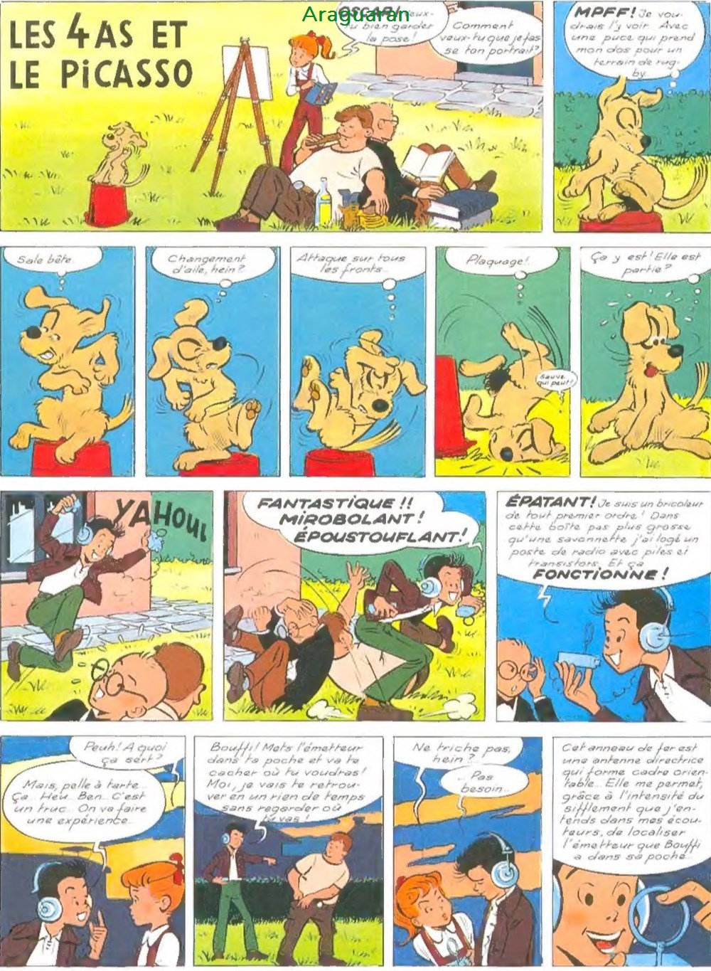 Album - 4 as (Les) - 12 - Les 4 as et le Picasso volé 2 livres bd revues bandes dessinees album 4 as les 12 les 4 as et le picasso vole