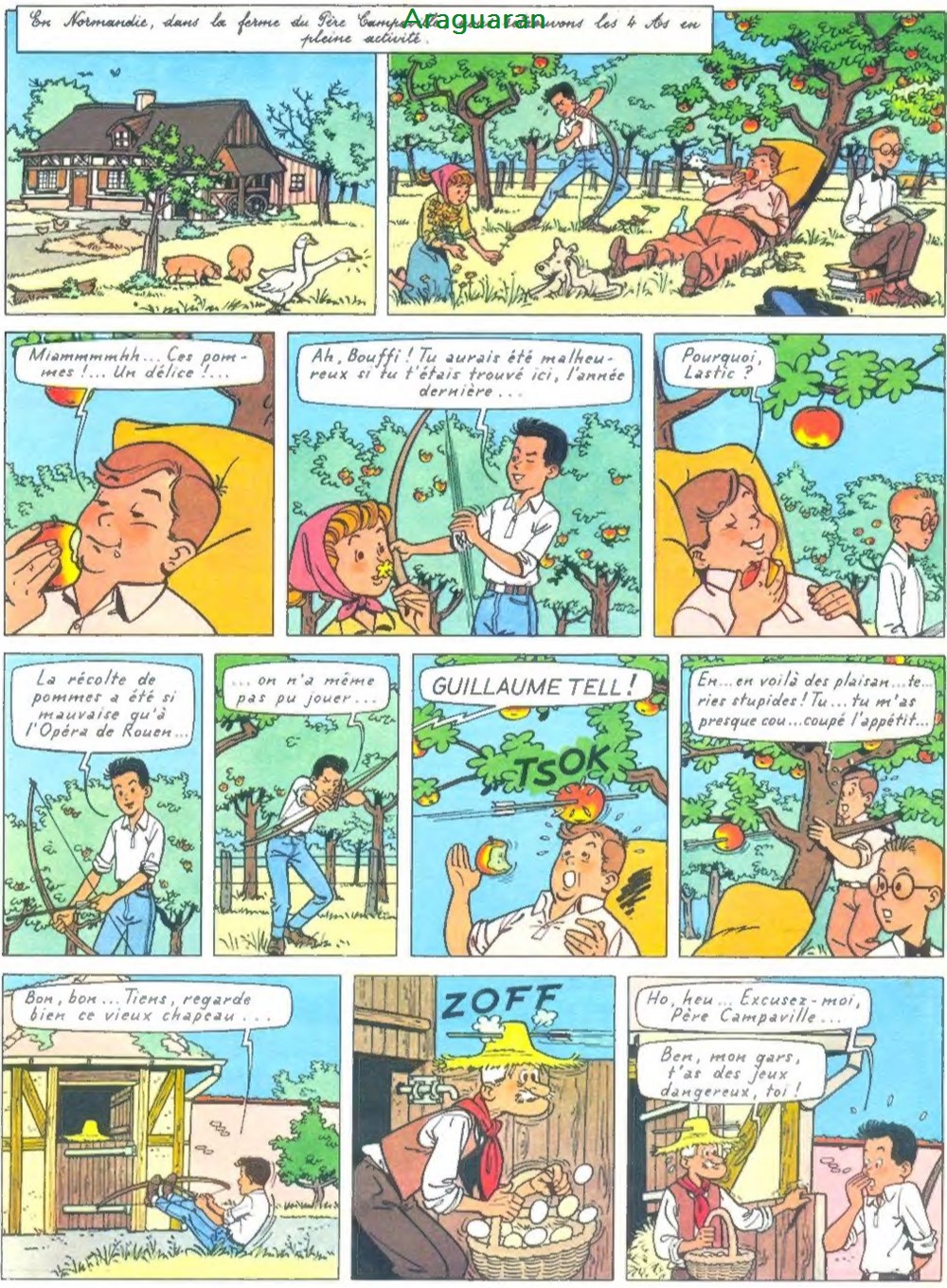 Album - 4 as (Les) - 03 - Les 4 as et la vache sacrée 2 livres bd revues bandes dessinees album 4 as les 03 les 4 as et la vache sacree