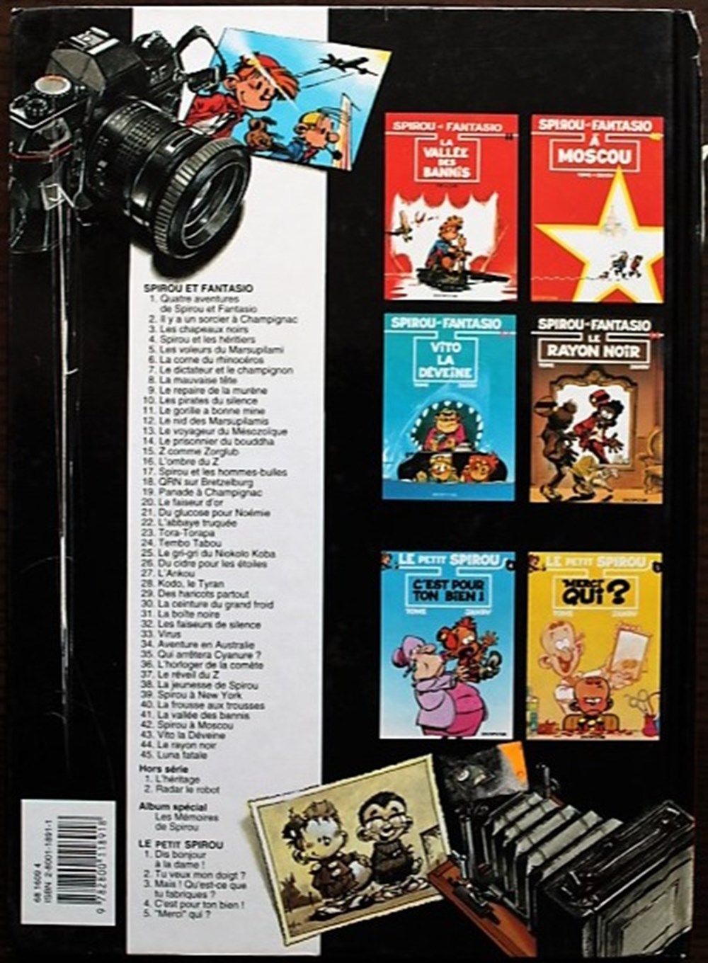Spirou et Fantasio - 43 - Vito la déveine - Rééd. 1995 livres bd revues bandes dessinees spirou et fantasio 43 vito la deveine reed 1995
