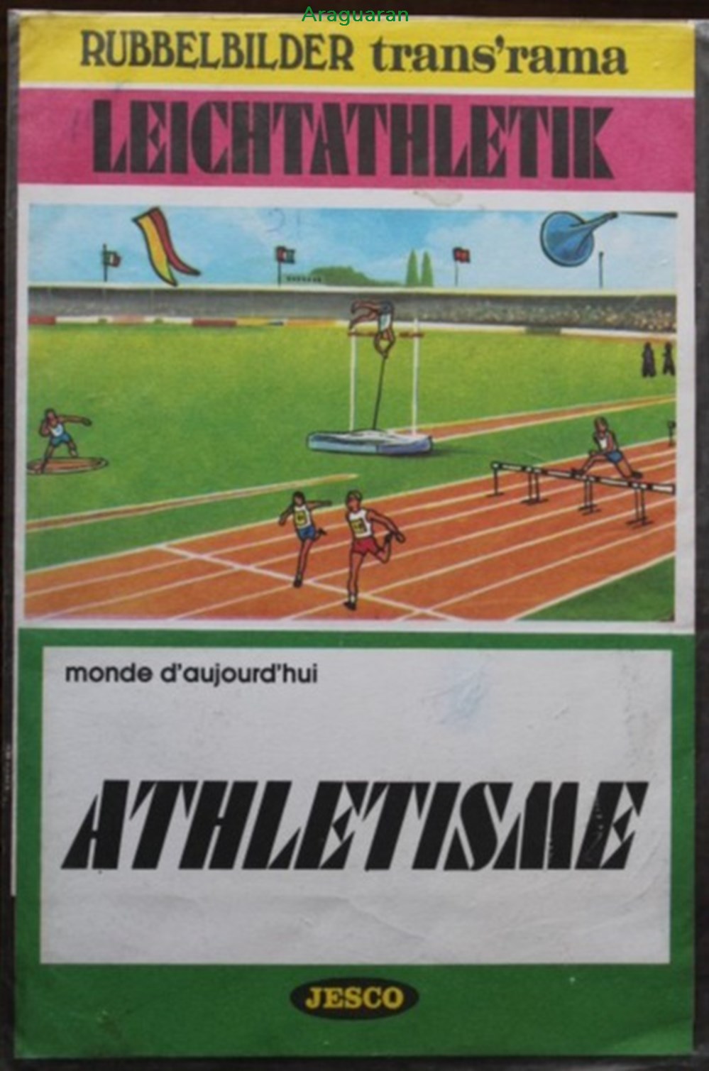 Décorama - Jesco - Monde d'aujourd'hui - Athlétisme divers decorations magnets autocollants decalcomanies decorama jesco monde aujourd hui athletisme