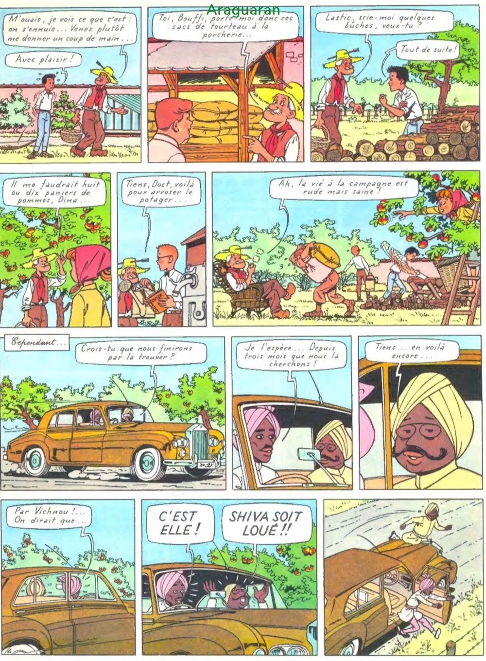 Album - 4 as (Les) - 03 - Les 4 as et la vache sacrée 3 livres bd revues bandes dessinees album 4 as les 03 les 4 as et la vache sacree