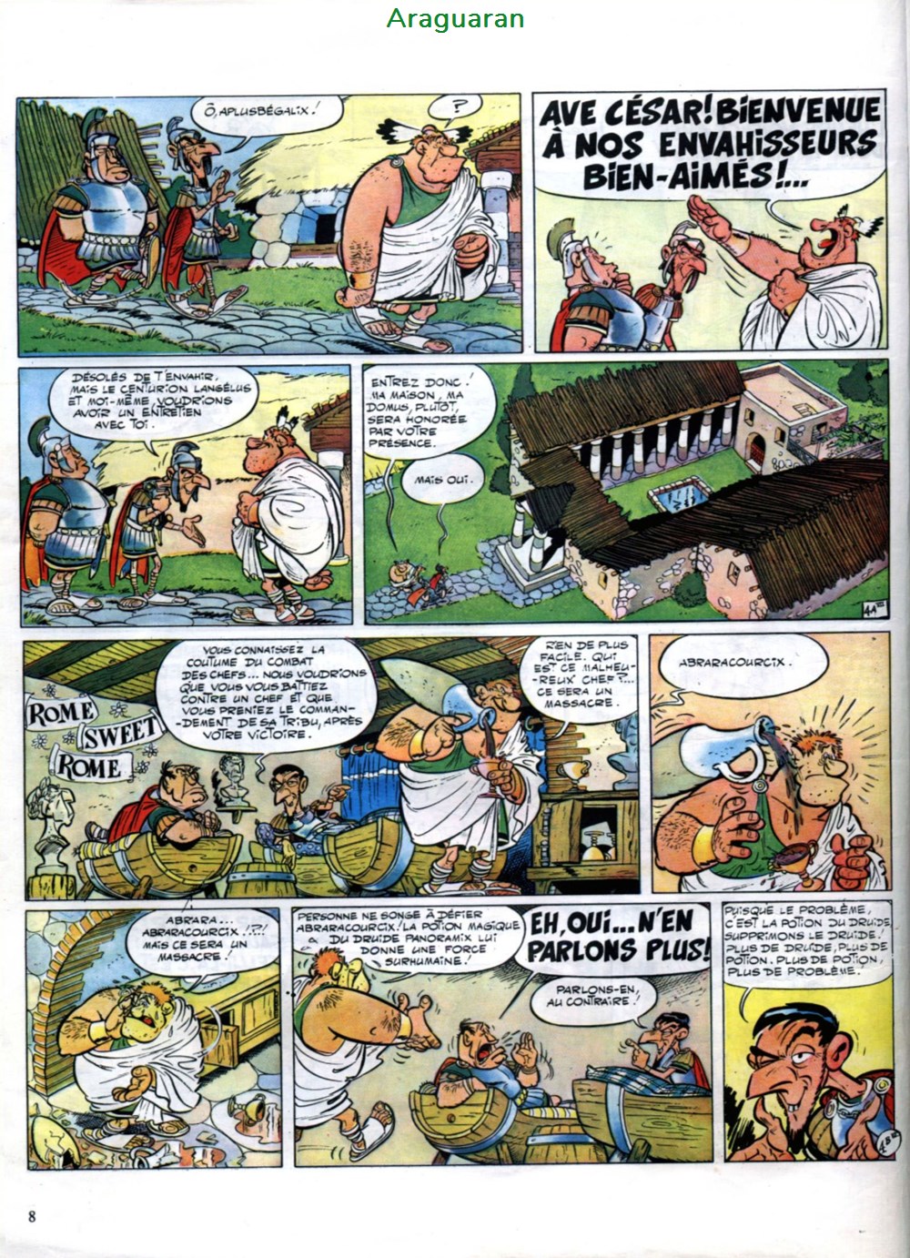 Album - Astérix - 07 - Le combat des chefs 5 livres bd revues bandes dessinees album asterix 07 le combat des chefs