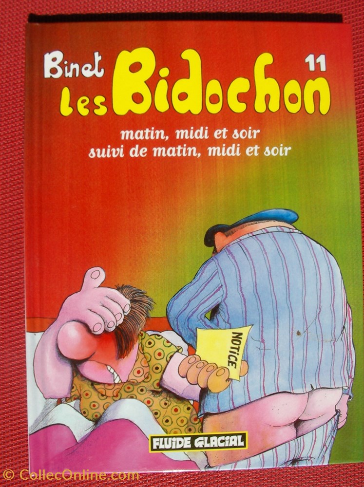 Les Bidochon - 11 - Matin, midi et soir suivi de matin, midi et soir (Petit Format) - Rééd. 2008 livres bd revues bandes dessinees les bidochon 11 matin midi et soir suivi de matin midi et soir petit format reed 2008