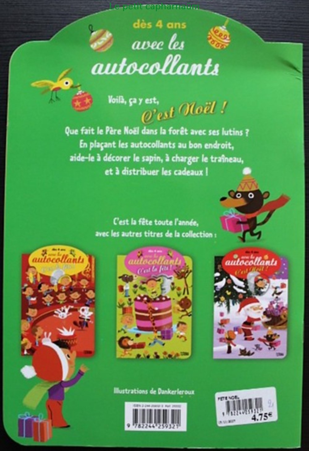 Livre jeux / autocollants - C'est Noêl - Lito 2006 livres bd revues livre jeux autocollants est noel lito 2006