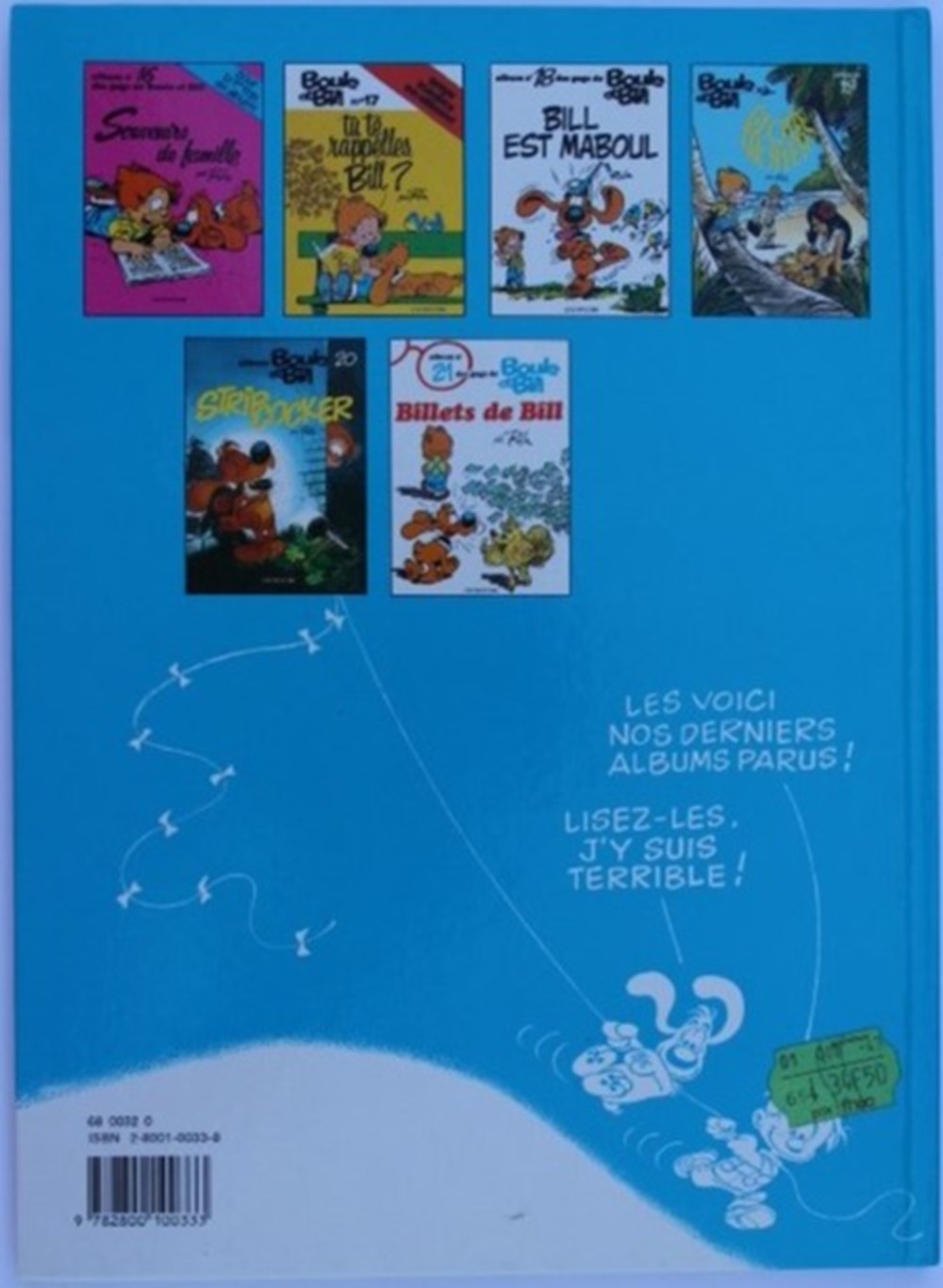 Boule et Bill - 04 - 60 gags de Boule et Bill n°4 - Rééd. 1989 livres bd revues bandes dessinees boule et bill 04 60 gags de boule et bill n 4 reed 1989