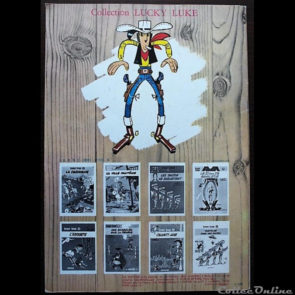 Lucky Luke - 14 - Ruée sur l'Oklahoma - Rééd. 1980 livres bd revues bandes dessinees lucky luke 14 ruee sur oklahoma reed 1980