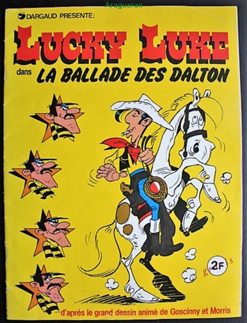 Lucky Luke - Album stickers La ballade des Dalton - Dargaud 1978 divers decorations magnets autocollants lucky luke album stickers la ballade des dalton dargaud 1978