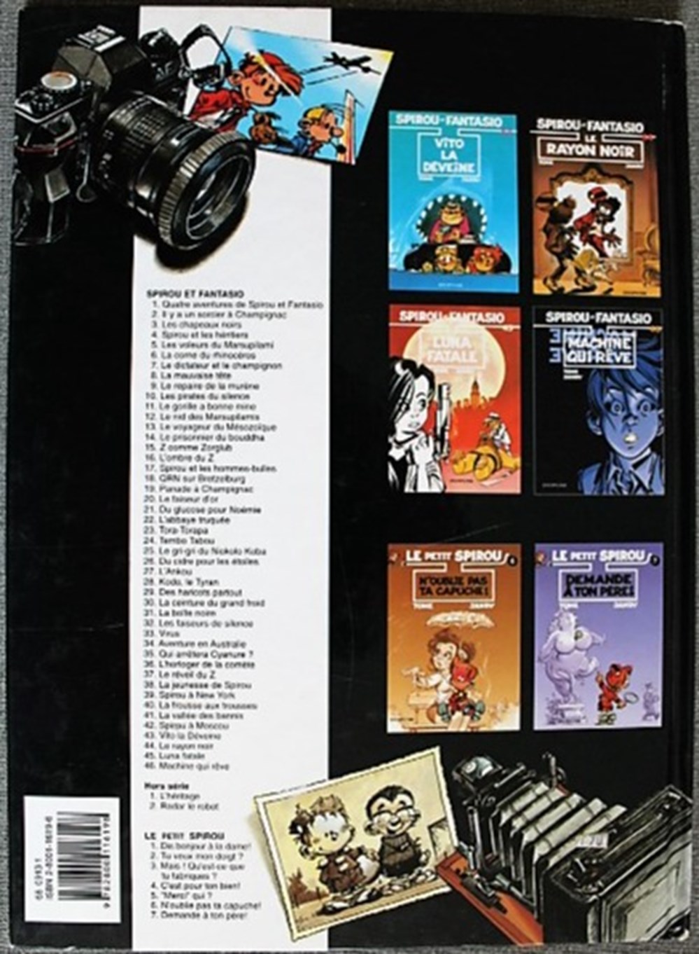 Spirou et Fantasio - 40 - La frousse aux trousses - Rééd. 1999 livres bd revues bandes dessinees spirou et fantasio 40 la frousse aux trousses reed 1999
