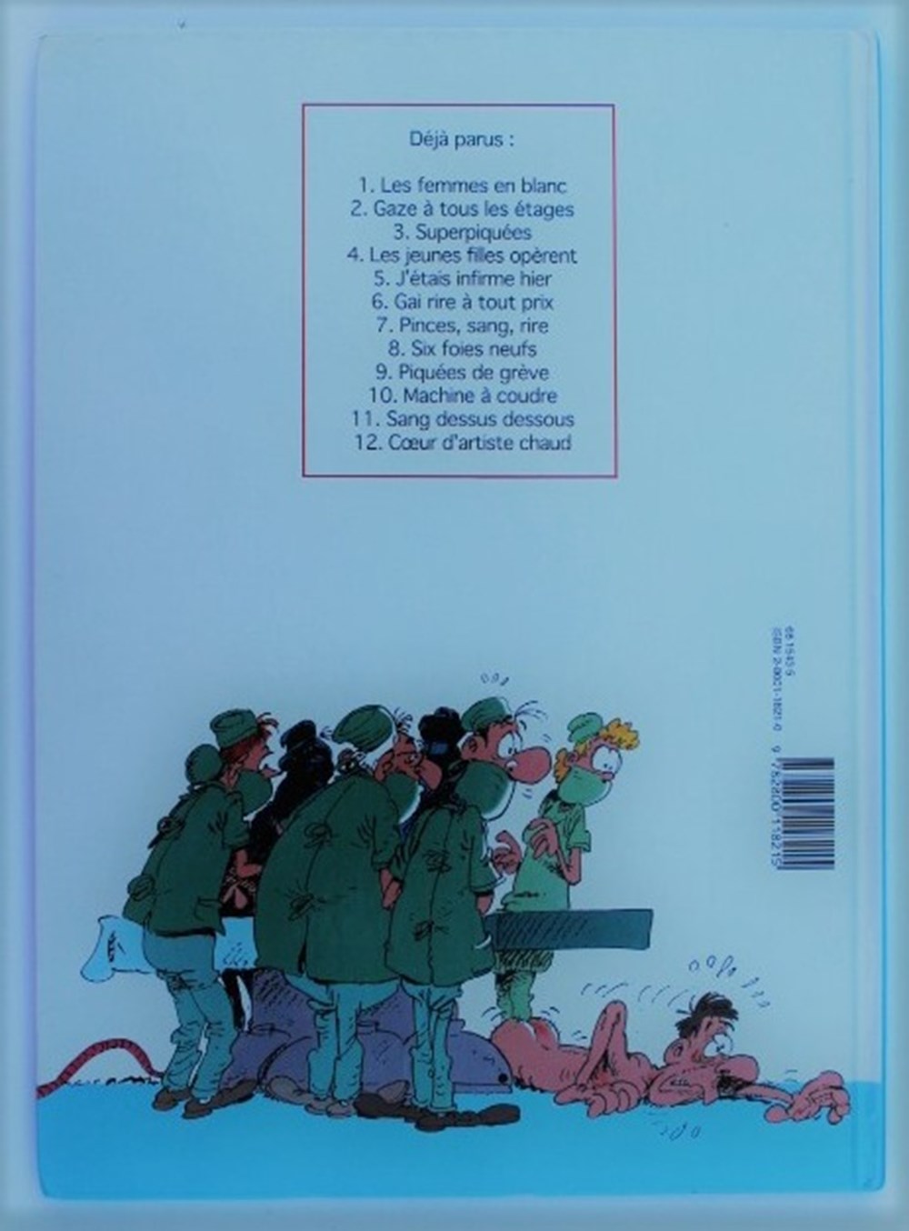 Les femmes en blanc - 08 - Six foies neufs - Rééd. 1993 livres bd revues bandes dessinees les femmes en blanc 08 six foies neufs reed 1993