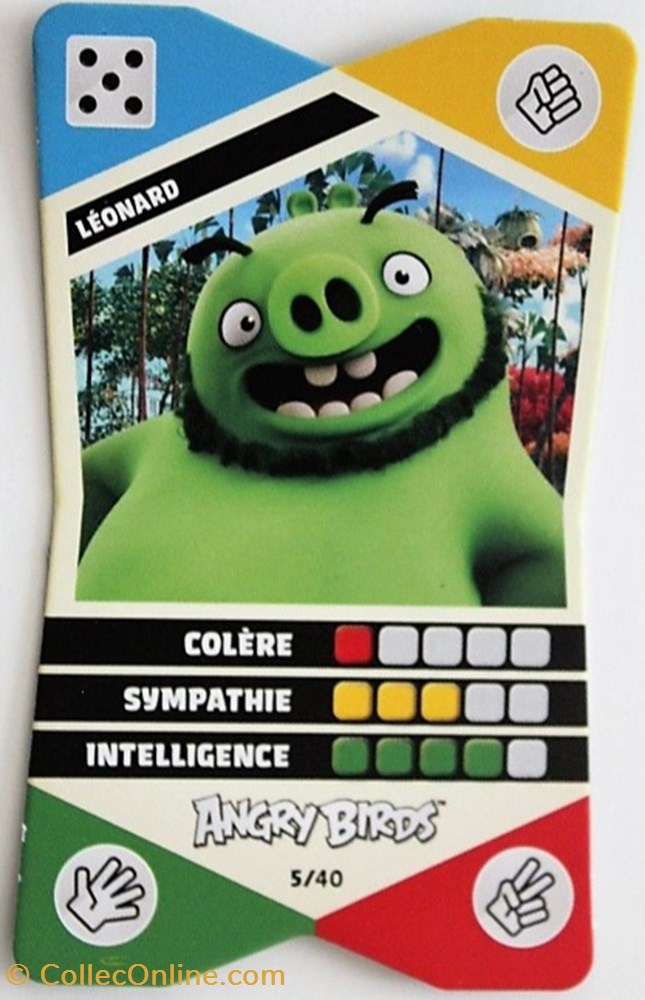 Angry Birds - C05 - Léonard jeux jouets jeu de carte collectionner angry birds c05 leonard