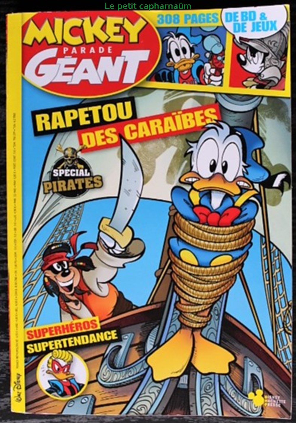 Mickey Parade (2ème série) - N°358 - Rapetou des Caraïbes - spécial pirates livres bd revues mickey parade 2eme serie n 358 rapetou des caraibes special pirates