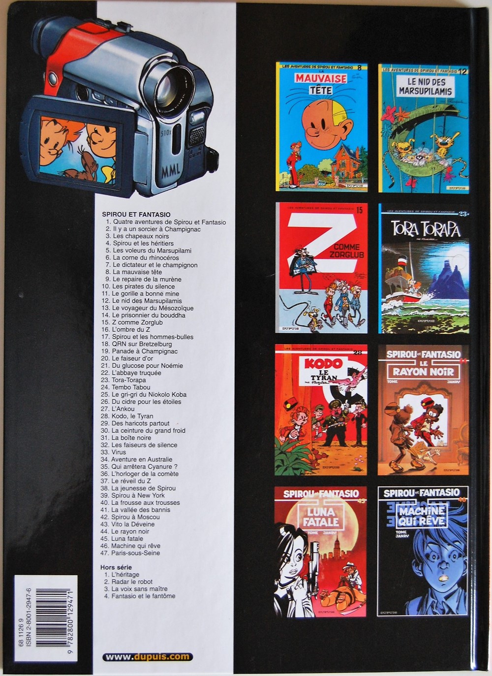 livres bd revues bandes dessinees spirou et fantasio 47 paris sous seine eo 2004