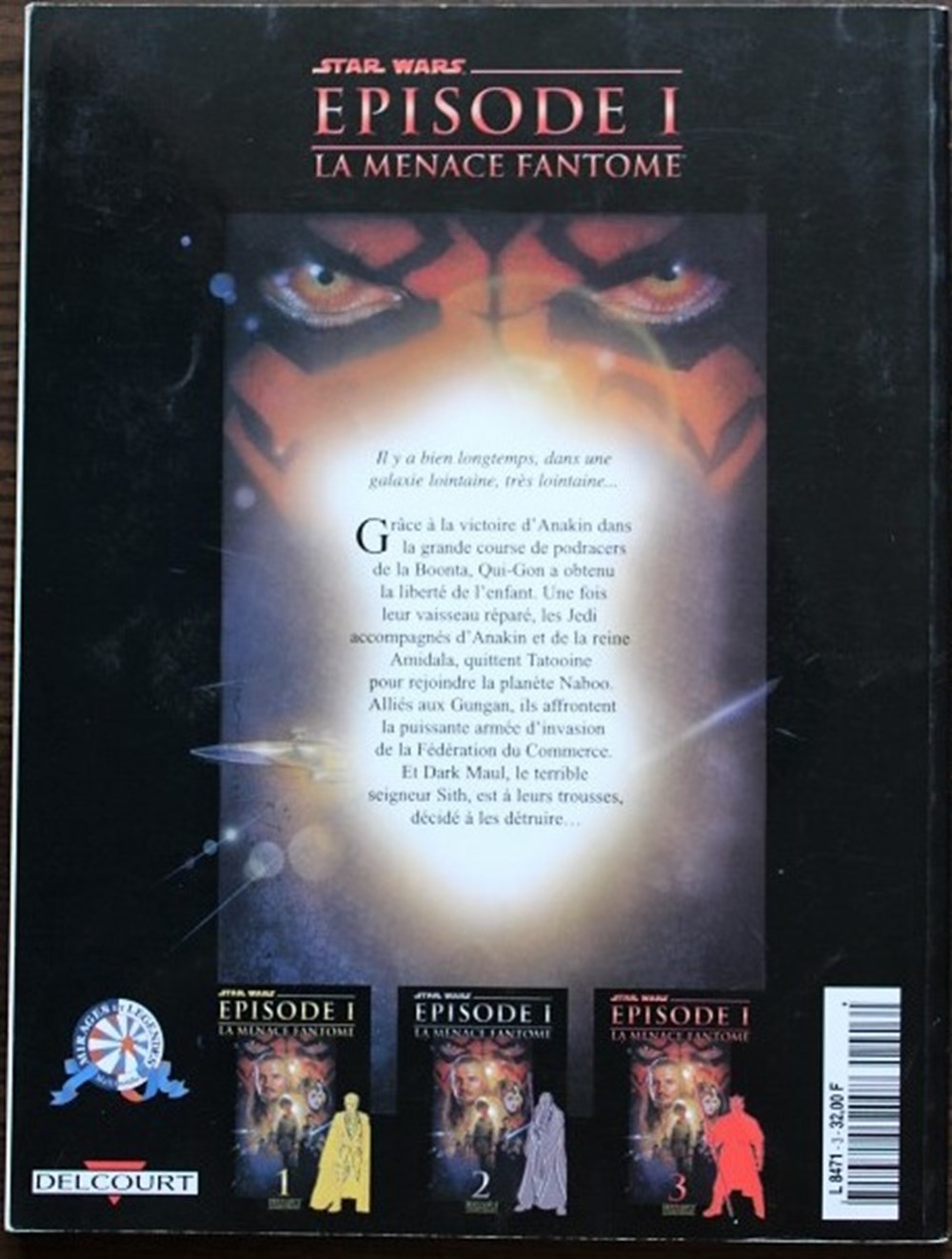 livres bd revues comics star wars 03 episode i la menace fantome eo 1999